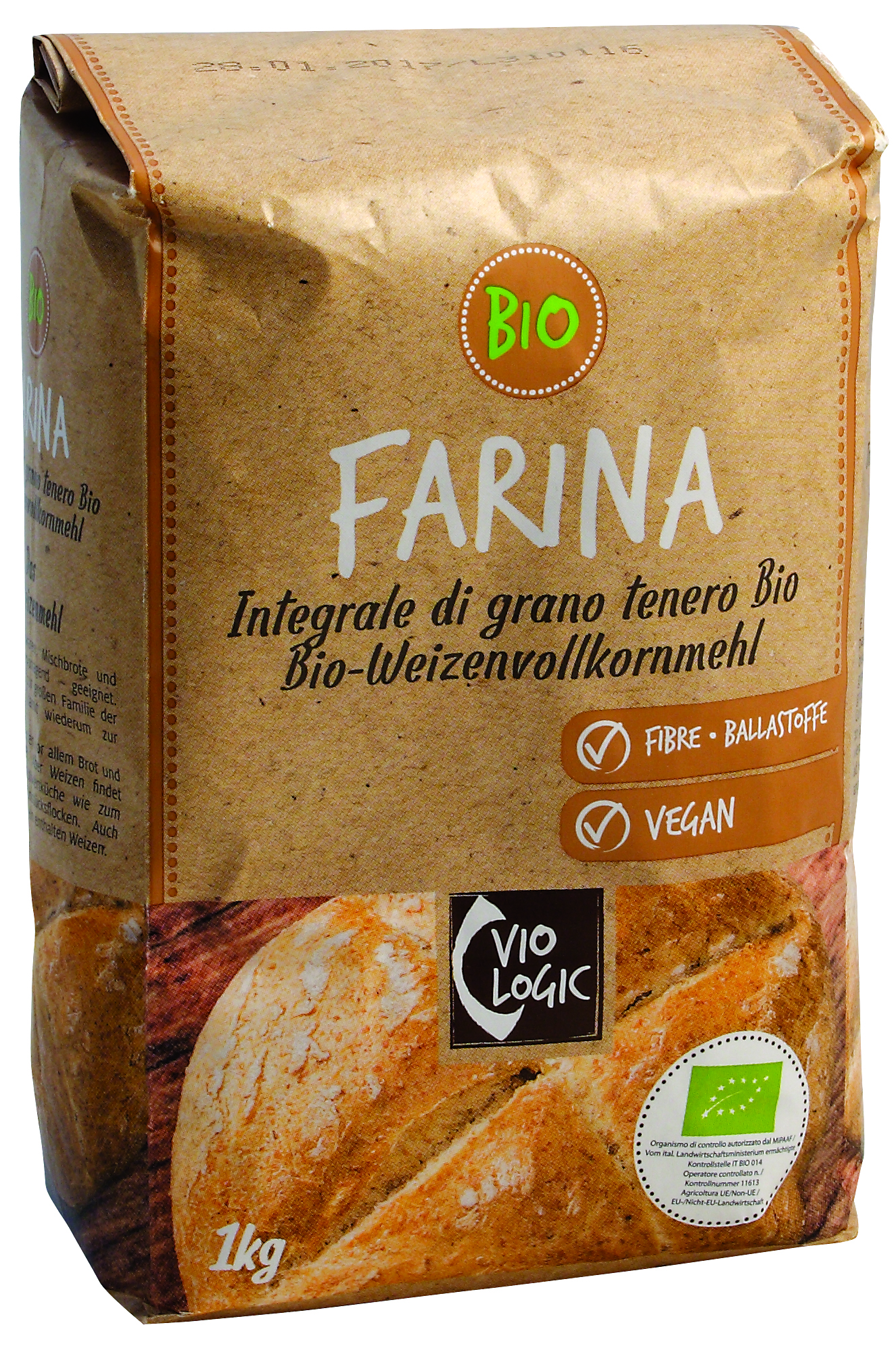 Farina Integrale Di Grano Tenero Bio Kg